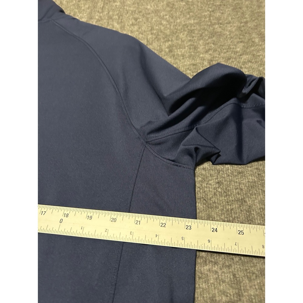 Vineyard vines 1/4 zip pullover mens blue golf performance Large zipper pockets - Picture 5 of 6